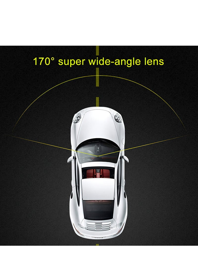Generic 4-inch LCD Car Camera 1080P DVR Dual Lens Dash Cam with Front Rear Inside, Night Vision G-sensor  - Image 3