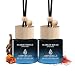 AirPurelle Car Air Freshener Hanging 2 Pack Car Air Fresheners Diffuser Saffron Amber Fragrance Oil Air Diffuser for Car 45 days Long Lasting Fragrance Two 027 FL OZ8ML Made in USA Car Air Fresheners - Image 2