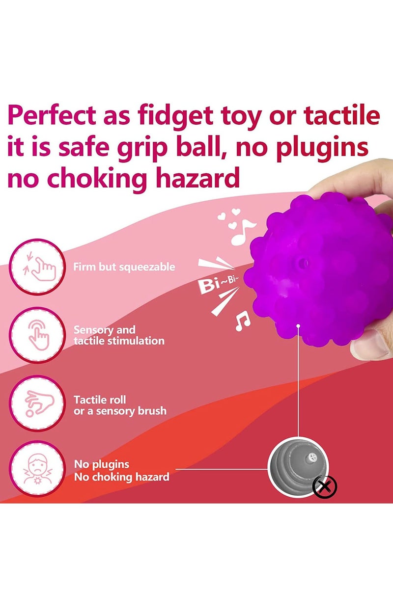 6 PCS Baby Textured Multi Ball Set, Early Learning & Education Toys for Toddlers, Toy for Sensory Exploration and Engagement for Ages 6 Months and Up - Image 2