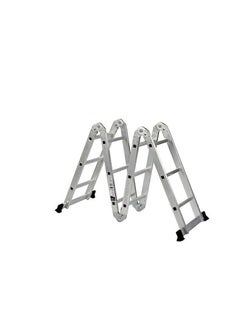 ABBASALI Multi Purpose Folding Step Ladder Platform Extendable Scaffold Ladder 3.8M 12.5 Feet EN131 Aluminum 7 in 1 Extension Step Lightweight 330LB (12.5 Ft)  - Image 5
