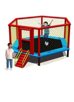 Kids Toys 10ft Hexagon Trampoline Jump Into Fun  - Image 1