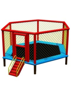Kids Toys 10ft Hexagon Trampoline Jump Into Fun  - Image 2