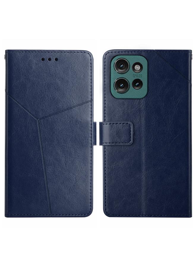 S-TOP Case For Motorola Moto G Play 2025 / G Power 2025 HT01 Y-shaped Pattern Flip Leather Phone Case - Image 1