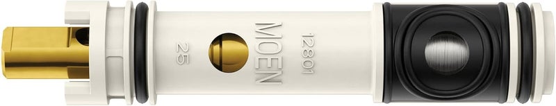 MOEN 1225 Single Handle Faucet Replacement Cartridge, Brass Stem - Image 1