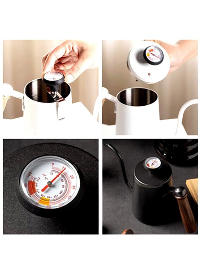 UZER Milk Frothing Thermometer for Coffee Chocolate - Cappuccino Frothy Milk Foam Stainless Steel Thermometer for 12 Oz, 20 Oz and 32 Oz Espresso Steaming Pitchers - Image 2