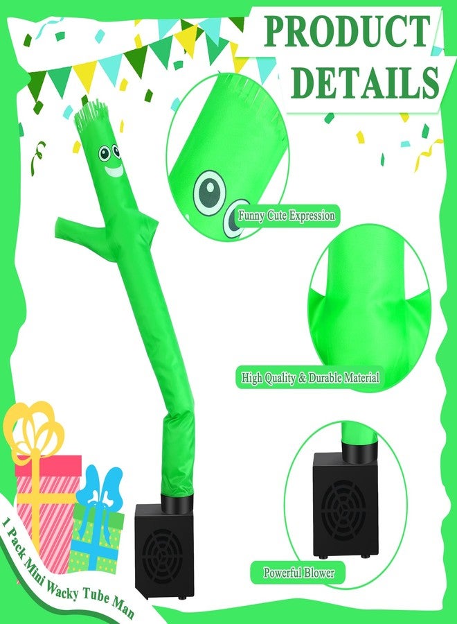 Poen رجل أنبوب قابل للنفخ يهتز بشكل غريب للأطفال هدية مع منفاخ رجل أنبوب قابل للنفخ لعيد الميلاد ديكور مكتبي راقص رجل قابل للنفخ لحفلة المكتب (ابتسامة) - Image 3