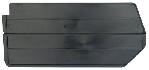 AkroMils 40245 Plastic Length Dividers for AkroBins Stackable Storage Bins Models 30240 30245 Custom Storage Inserts for Tools Crafts  Supplies 6Pack Black