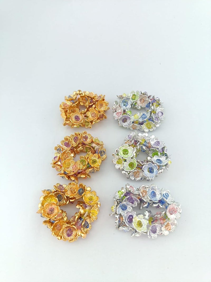 advancedestore advancedstore Set of 12pcs Multi Designed Hair Bands and Hair ties for girls and youth womens - Image 2