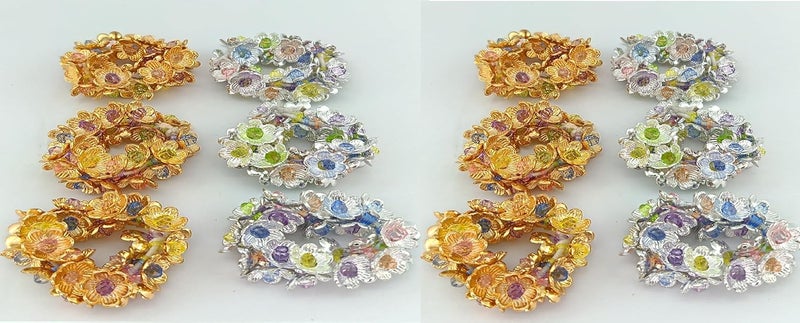 advancedestore advancedstore Set of 12pcs Multi Designed Hair Bands and Hair ties for girls and youth womens - Image 1