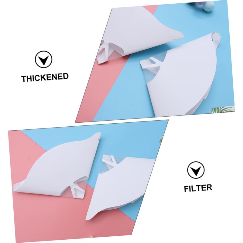 أونومور مرشحات قمع ورقية يمكن التخلص منها للطابعات 60 قطعة 3 عبوات شكل ترشيح عالي الأداء - Image 3