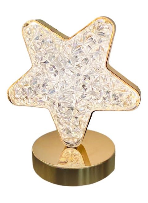 Table Lamp Star Shaped Crystal Lamp Decorative Table Lamp Mini LED Night Light Touch Sensor Color Change Modes