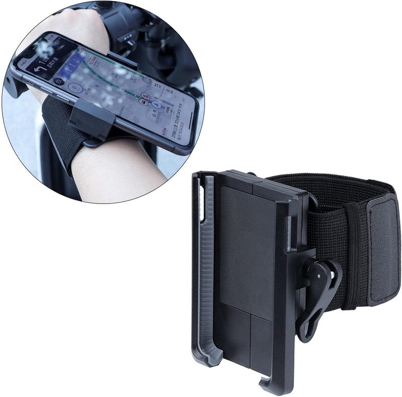 klarako Wristband Phone Holder Phone Wrist Strap Holder 360 Degree Rotatable Arm Band for Mobile Phone for Running Walking Hiking Biking Cycling Universal A - Image 3
