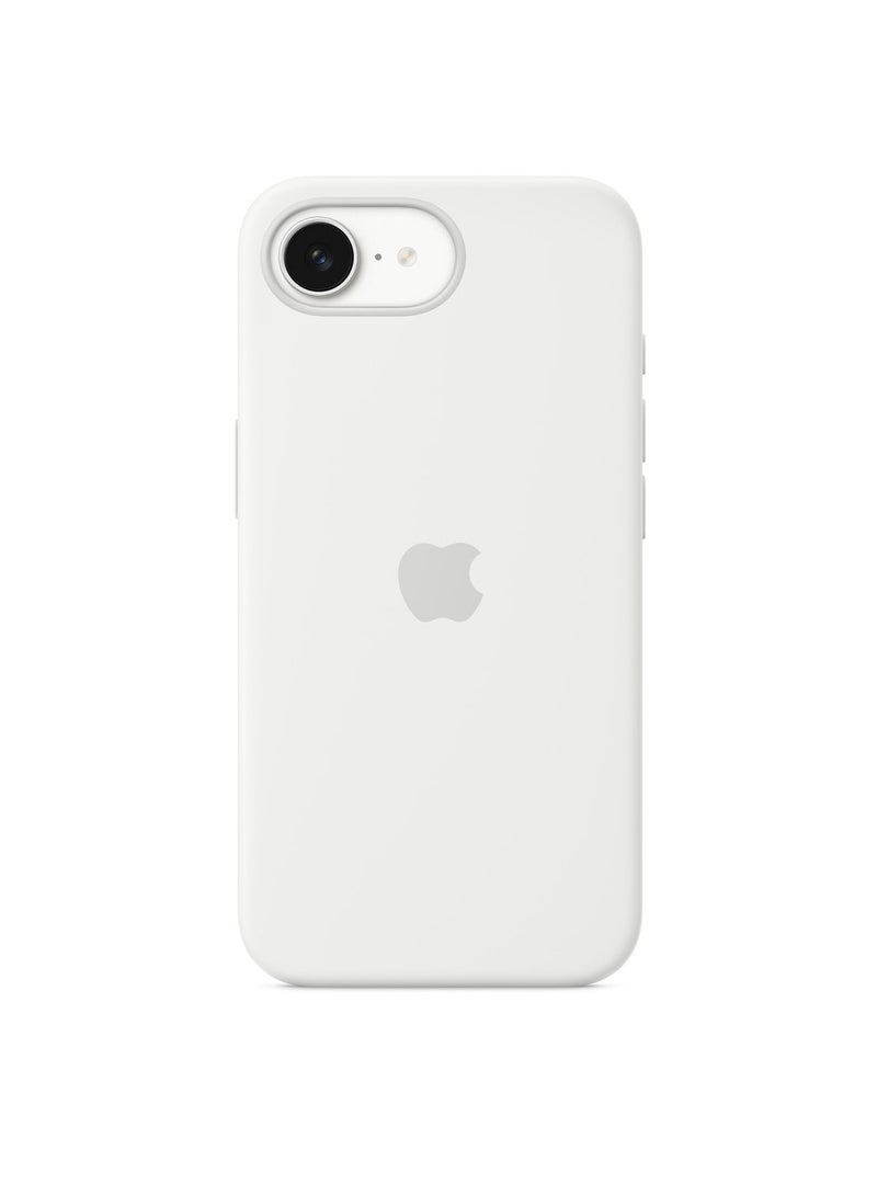 URBBKING Liquid Silicone Case Protector Compatible with iPhone 16e 5G White 