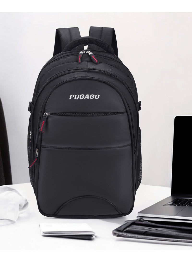 POGAGO Large Travel Backpack | Strong & Lightweight Laptop Bag | Work, School & College Use - Image 2