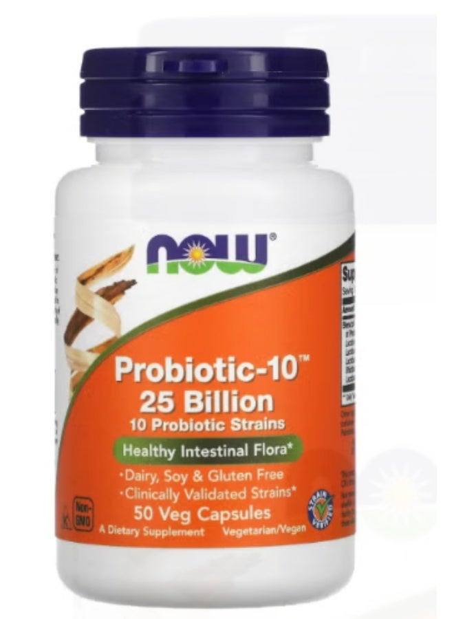 Probiotic-10 25 Billion 50 Veg Capsules