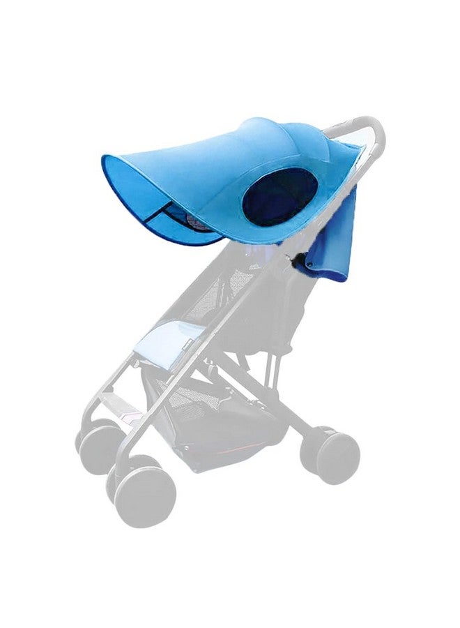ITODA Baby Stroller Sun Shade Cover Universal Foldable Pushchair Sun Canopy UV Protection Infant Pram Sun Visor for Outdoors Stroll(Only Sun Shade) - Image 1
