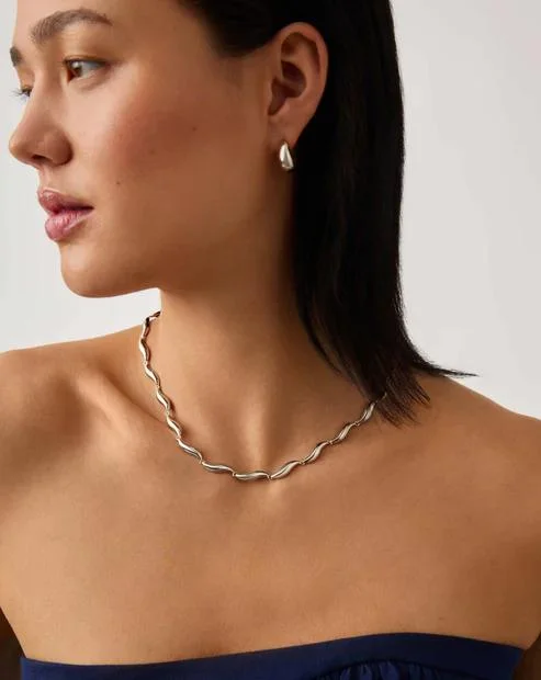 Missoma Petite Rope-Twisted Link Chain Necklace