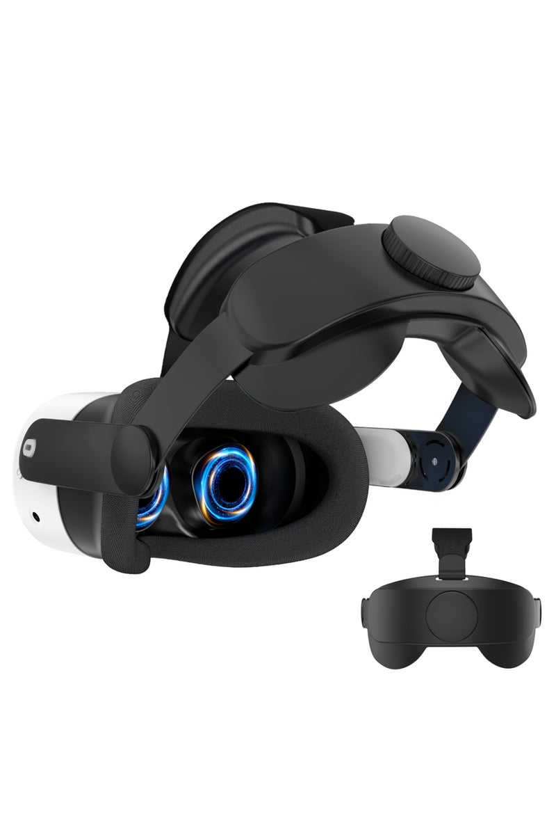 black Compatible with Quest 3S Elite Strap forEnhanced Support and Comfort in VR,Meta Quest 3S\Quest