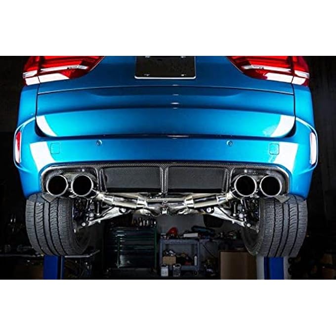 AUSMILA Carbon Fiber Rear Bumper Diffuser Lip Spoiler Cover For BMW F85 X5 M X5M F86 X6 M X6M 2015-2019 - Image 2