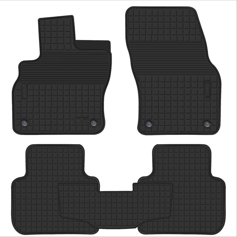San Auto Custom Fit Rubber Floor Mats for Audi Q3 (2019-2025) - Waterproof Heavy Duty Liners - Image 1