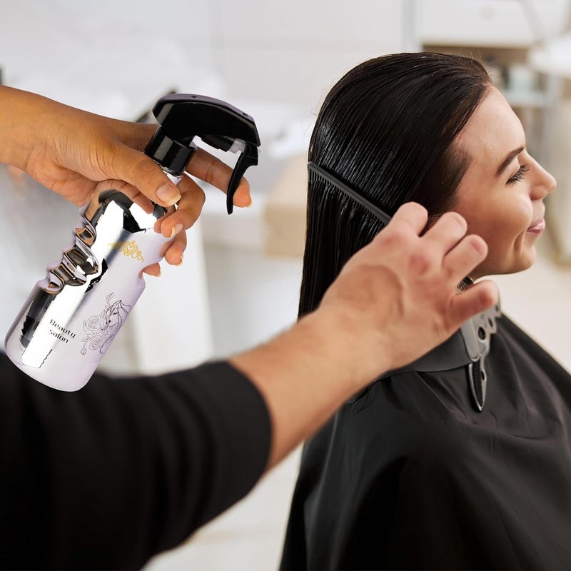KRESHU 500ML Spray Water Bottle Ultra-Fine Mist Spray Bottle Hair Styling Tool for Salon & Home Use (Silver, Pack of 1) - Image 5