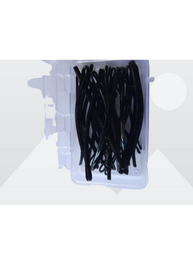 advancedestore - Strong Simple Hairpins Black Alloy Hair Clip Bobby Pin Hair Accessories Headwear Ball Tip Bob Pins For Women Small (Pack Of 48) - Image 1