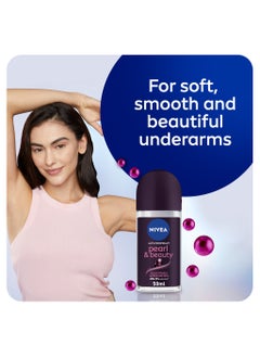 Nivea Pearl & Beauty Elegant Fragrance Anti-Perspirant Roll on 50ml  - Image 4