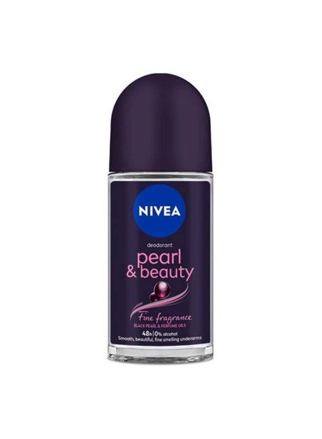 Nivea Pearl & Beauty Elegant Fragrance Anti-Perspirant Roll on 50ml - Image 1