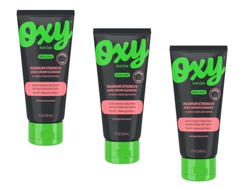 Oxy Acne Cleanser Maximum Strength 50 Fl Oz Pack of 3