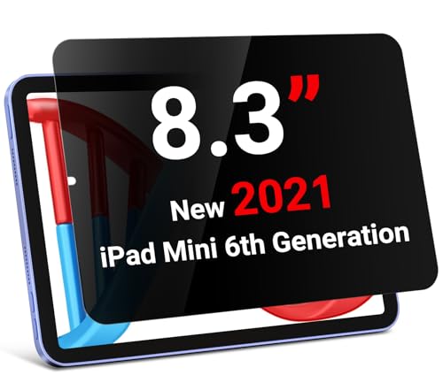 ZOEGAA Privacy Screen Protector for iPad Mini 7(2024,A17 Pro 7th Gen) /iPad Mini 6(2021,6th Gen),Anti Blue Light Anti-Spy Matte Screen Film Guard Screen Protector for 8.3 - Image 1