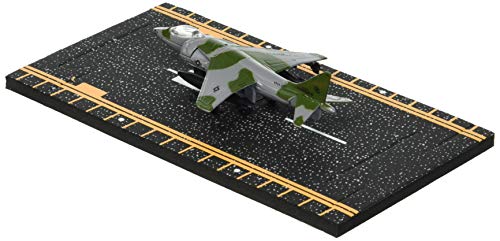 Hot Wings Planes AV-8B Harrier (Green) with Connectible Runway Die Cast Plane - Image 3