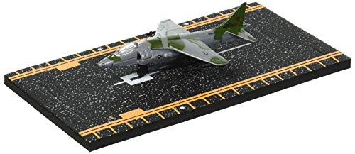 Hot Wings Planes AV-8B Harrier (Green) with Connectible Runway Die Cast Plane - Image 1