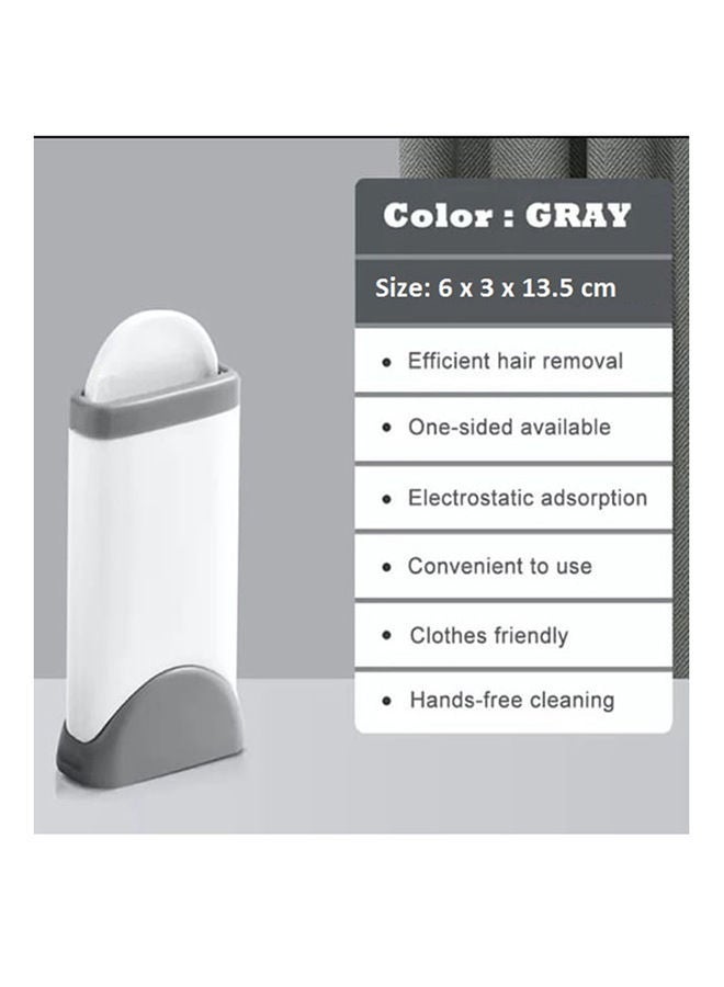 نيبمينينت فرشاة لاصقة لإزالة الوبر من الملابس أبيض 6x3x13.5سم - Image 3