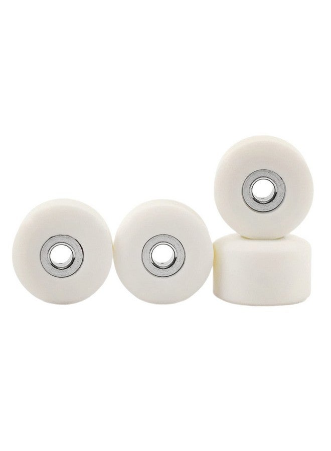 Teak Tuning Apex 61D Urethane Fingerboard Wheels New Street Shape 7.7Mm Diameter Ultra Spin Bearings Made In The Usa Cream Colorway  - Image 1