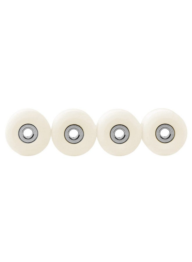 Teak Tuning Apex 61D Urethane Fingerboard Wheels New Street Shape 7.7Mm Diameter Ultra Spin Bearings Made In The Usa Cream Colorway  - Image 4