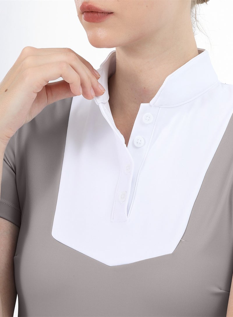 general Women Short Sleeve Equestrian T-shirts Summer Breathable Riding Horse Tops with M Pattern Equestrian Clothes - Image 4