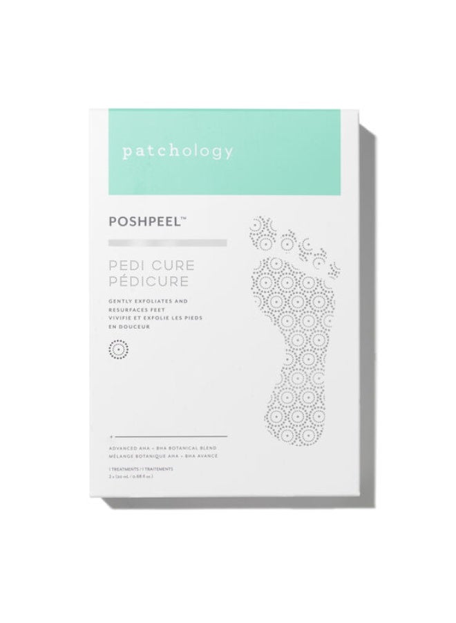 Patchology PoshPeel Pedi Cure Foot Treatment 1 pack - Image 1