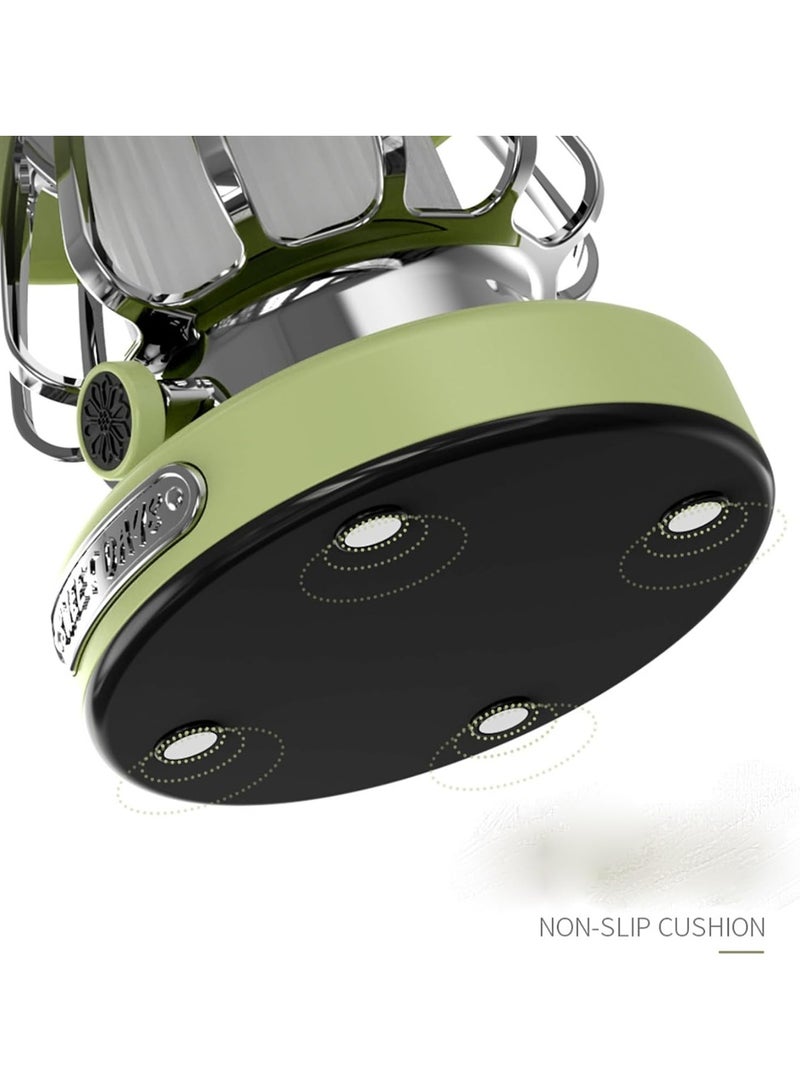 عربست مصباح حصان تخييم صغير حلزوني عتيق. مصباح تخييم عتيق قابل للتعديل بـ3 ألوان عتيقة قابلة لإعادة الشحن USB قابل للتعديل للمنزل، الفناء، التخييم (أبيض) - Image 4