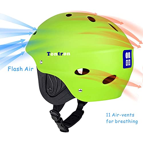 Tontron Adult Water Sports Helmet Matte Spring Green Large - Image 3