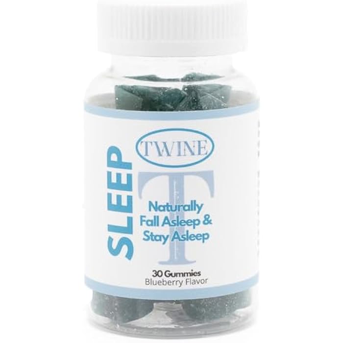 TWINE Sleep Gummies with Melatonin, L-Theanine, Magnesium Citrate, Passionflower, Chamomile and Lemon Balm 30pcs-Blueberry Flavor - Image 2