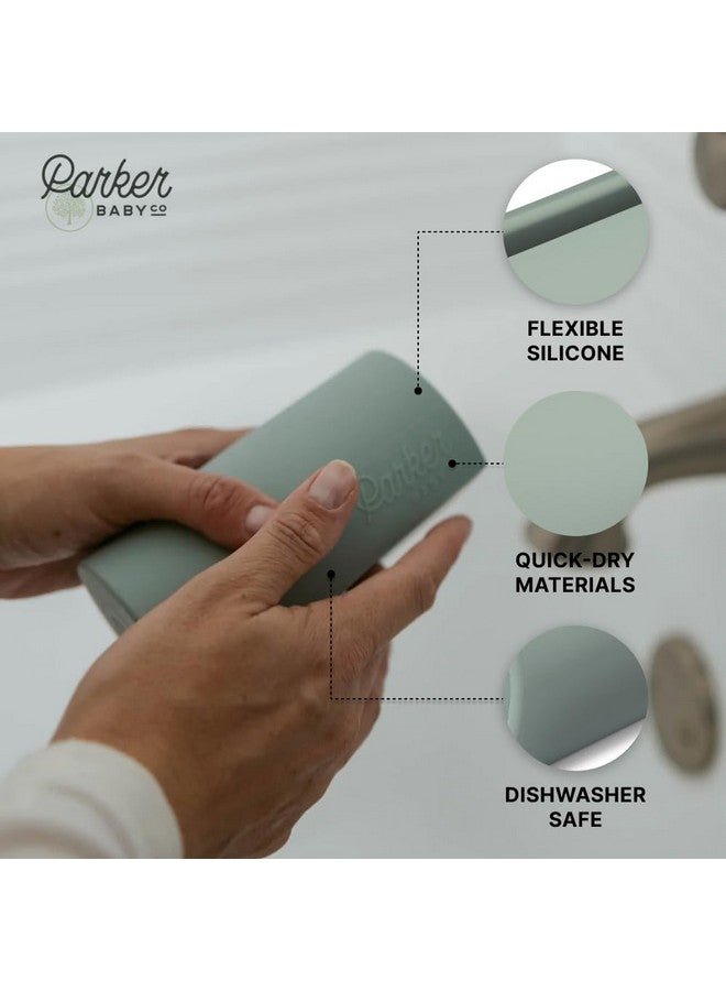 Parker Baby Co. Parker Baby Universal Bathtub Faucet Safety Guard | Soft & Durable Silicone Faucet Cover Bathtub Baby | BPA Free & Food Grade Bath Spout Cover for Baby in Neutral Colors  - Image 3