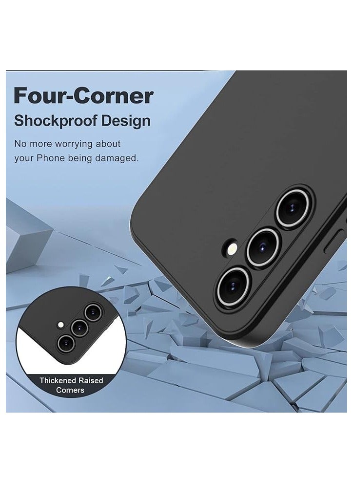Samsung Galaxy A54 5G Case Cover Soft Silicone Slim fit TPU Case Light weight Back Cover Matte Finish Shockproof Protective Cover Anti fingerprint Case Designed For Samsung Galaxy A54 5G Black - Image 2