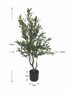 BABAZAM Artificial Olive Tree Fake Olive Plant in Pot Potted Silk Tree for Indoor Entryway Décor Outdoor Modern Home Office Gift  Living Room Floor 1.1m - pzsku/ZB06757B7538BC577CE63Z/45/_/1739265146/a45a314b-3386-46d3-8eaf-76373dd47c3c