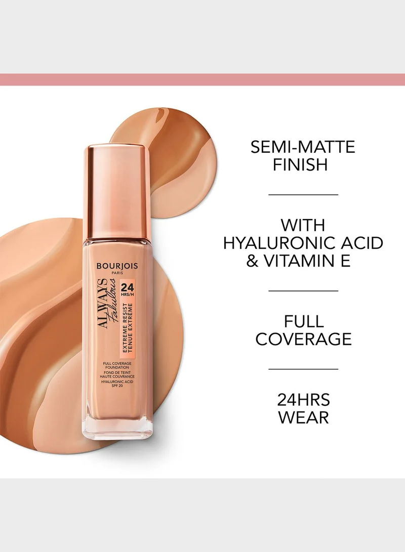 BOURJOIS PARIS Bourjois Always Fabulous 24HR Foundation – 310 – Beige, 30ml