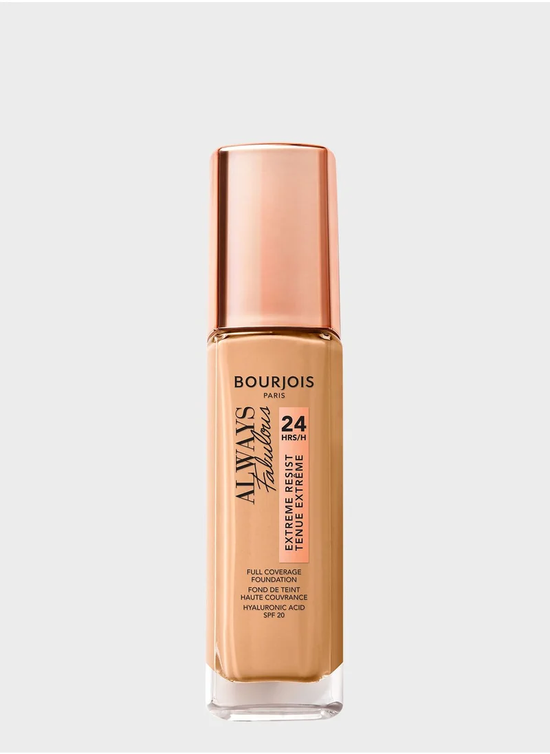 BOURJOIS PARIS Bourjois Always Fabulous 24HR Foundation – 310 – Beige, 30ml