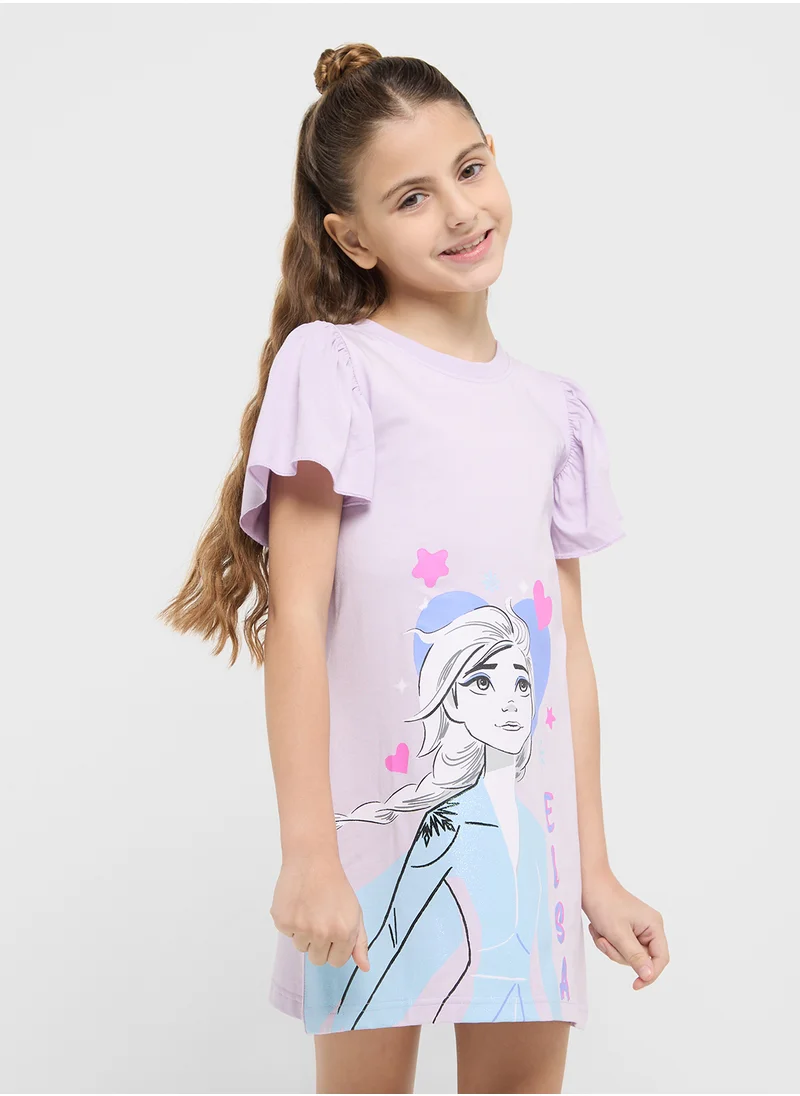 ديزني Frozen Graphic Dress