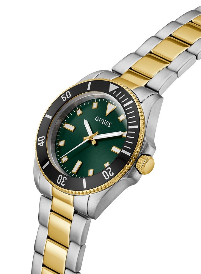 GUESS Mens 2-Tone Analog Watch - Image 4