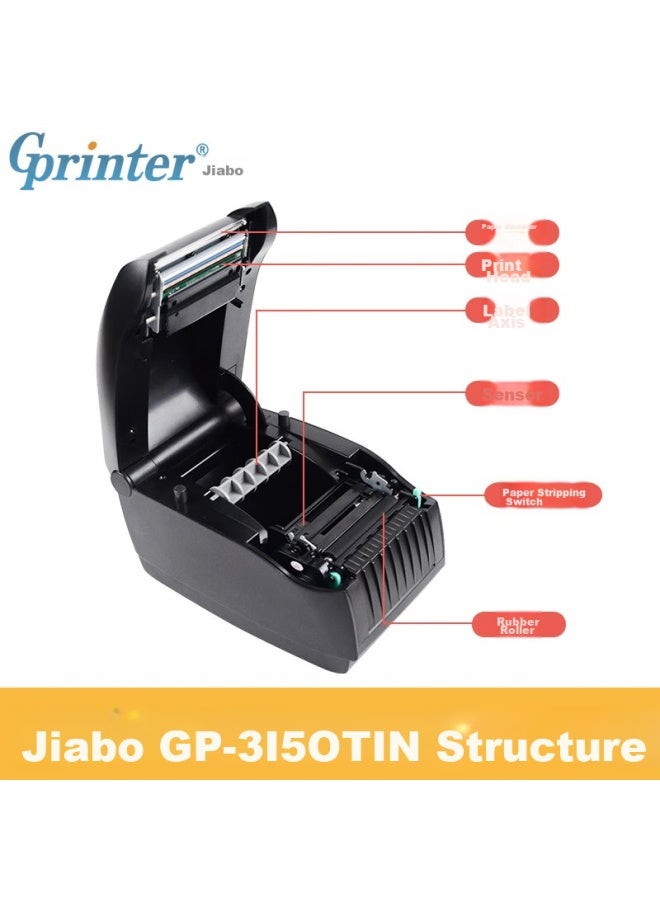 Gprinter Gp-3150tin Thermal Barcode Printer, Computer Version, Self-adhesive Price Qr Code Label Printer - Image 4