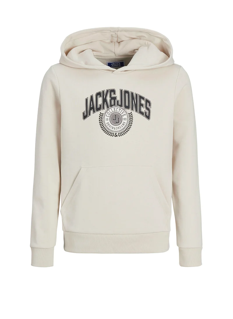 Jack & Jones Junior Kids Graphic Print Hoodie