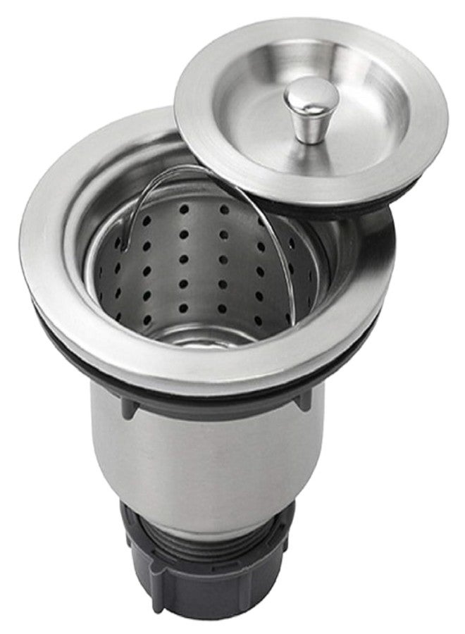 Jagger 304 JAG321 Stainless Steel Kitchen Sink Drain Waste Coupling or Waste Jali Used in Kitchen Sink with Under Basket 4 INCH (SS Silver [ Coupling with Waste Pipe ]) - Image 3